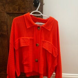 BUCKETLIST Vibrant Red Top